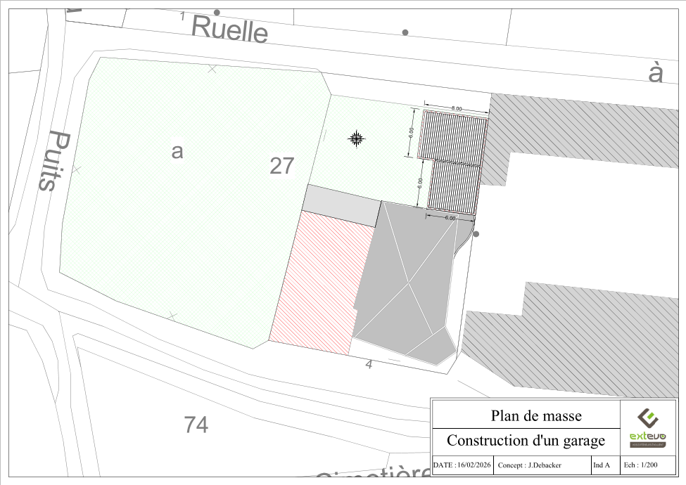Plan de façades et conception technique — EXTEVO