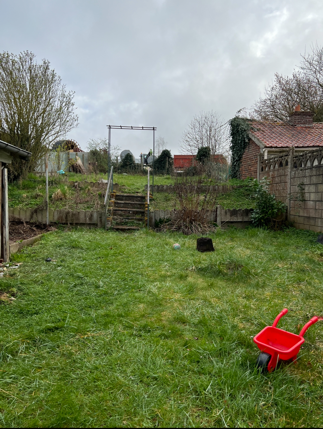 Terrasse pavée préparation